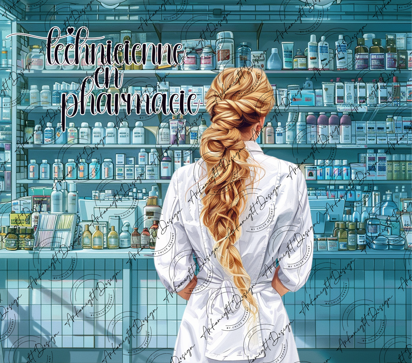 Technicienne en Pharmacie - Blonde