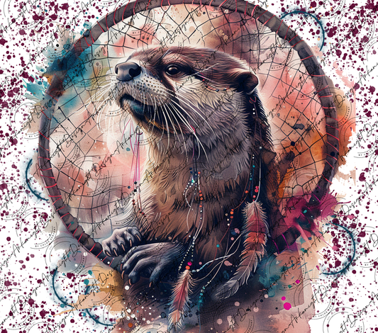 Impression - Watercolor Boho Otters-2.0