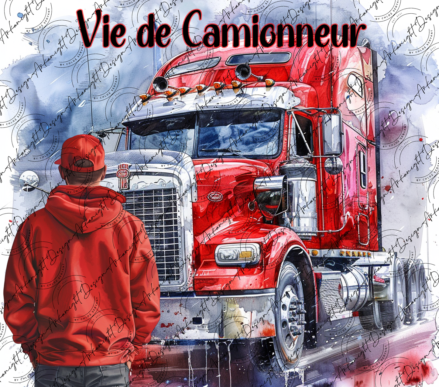 Vie de Camionneur - Rouge