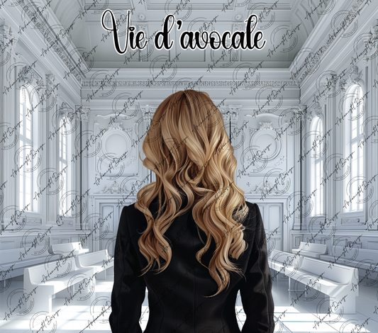 Impression - Vie D'avocate - Cheveux Blond