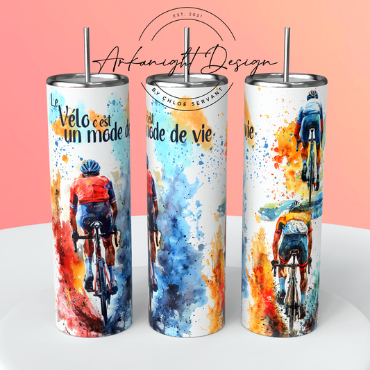 Numérique - Watercolor Vélo Masculin