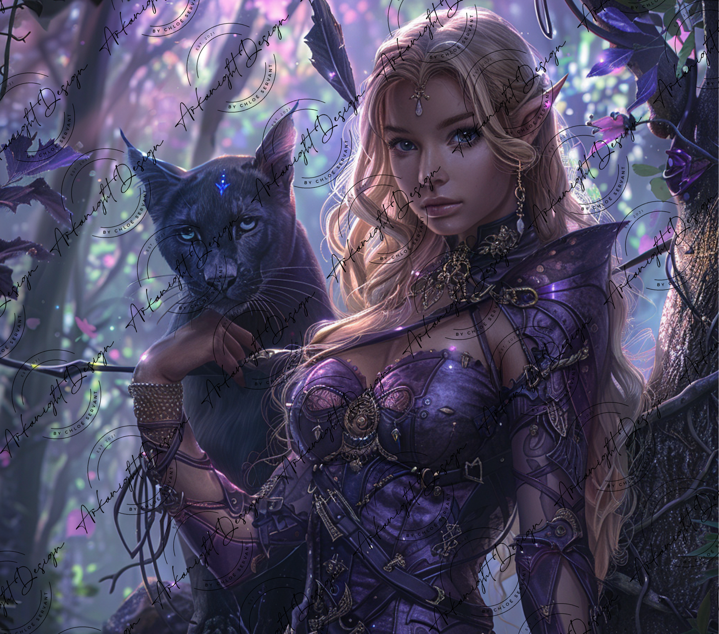 Impression - Night Elf & Panther