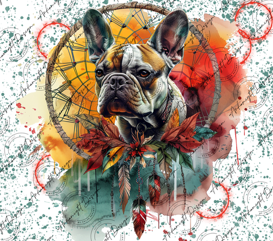 Impression - Watercolor Boho French Bulldog-08