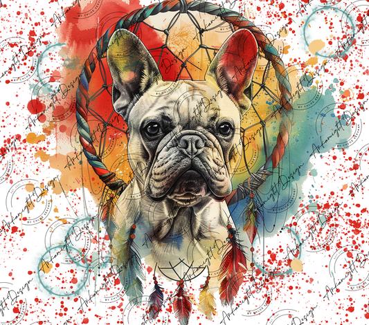 Impression - Watercolor Boho French Bulldog-06