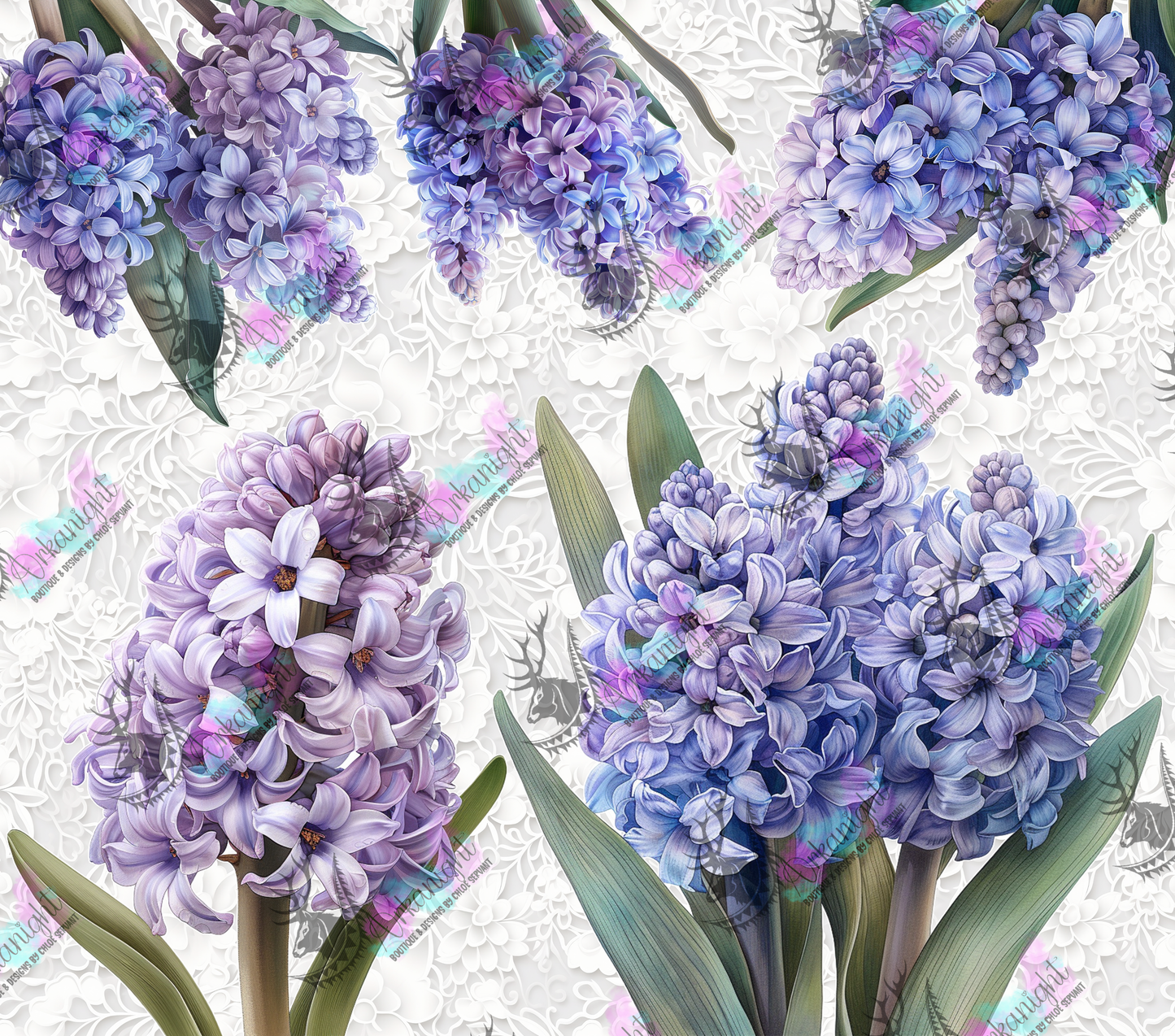 Numérique - Purple Hyacinthe and Lace