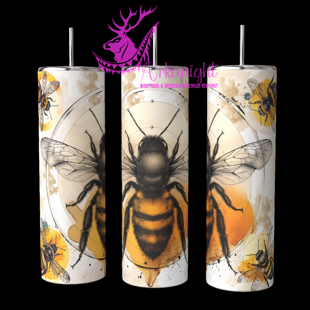 Gourde sur commande - Lines Arts - Vintage HoneyBee