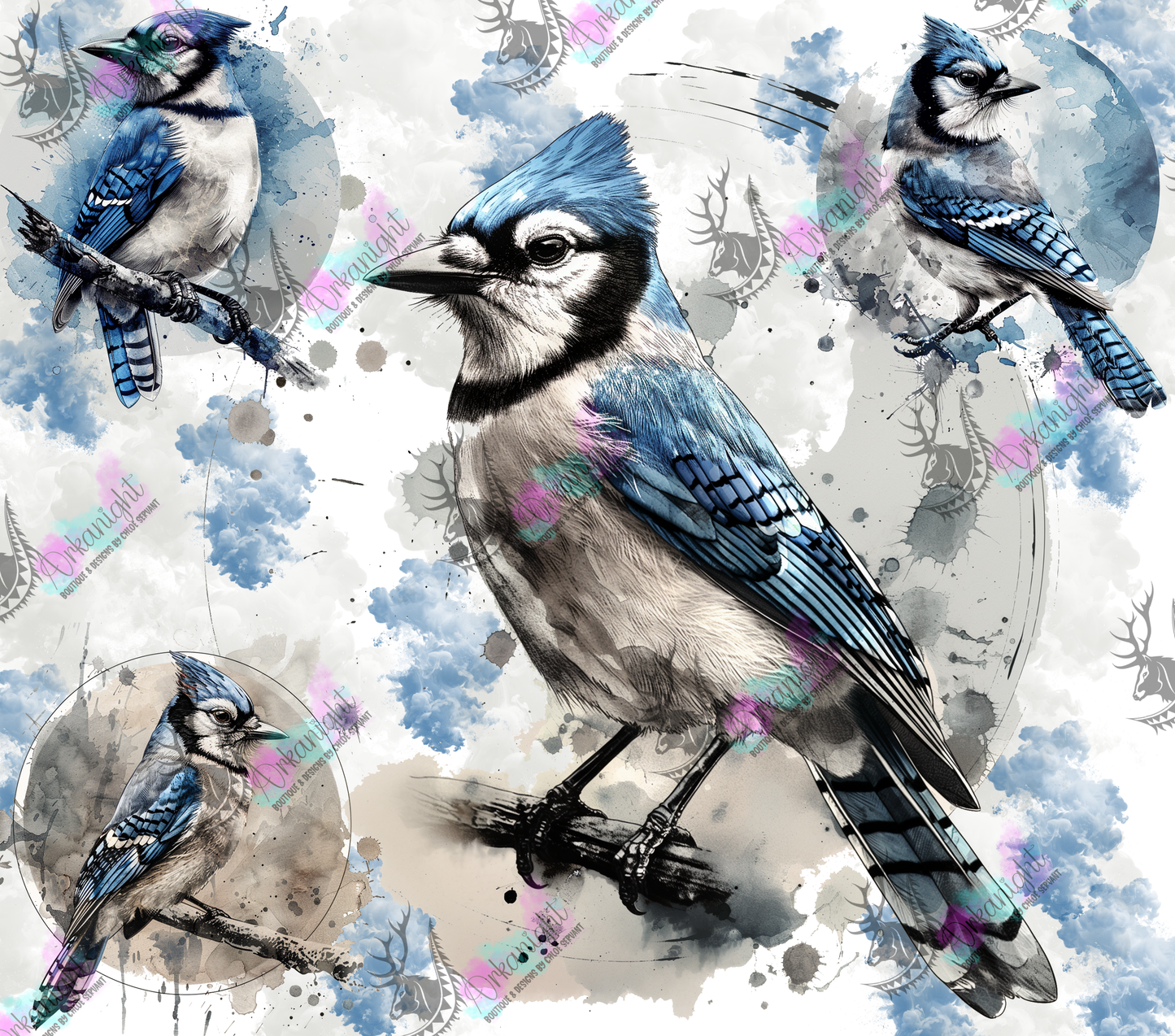 Impression - Lines Art - BlueJays