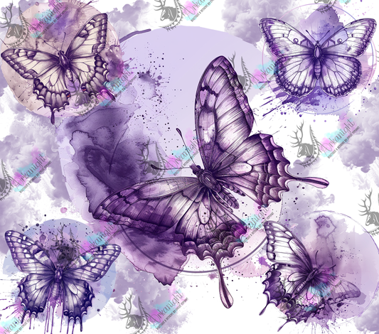 Impression - Lines Art - Vintage Butterfly