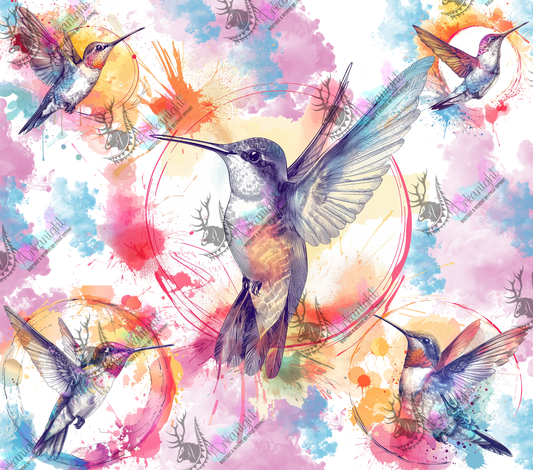 Impression - Lines Art - Hummingbird