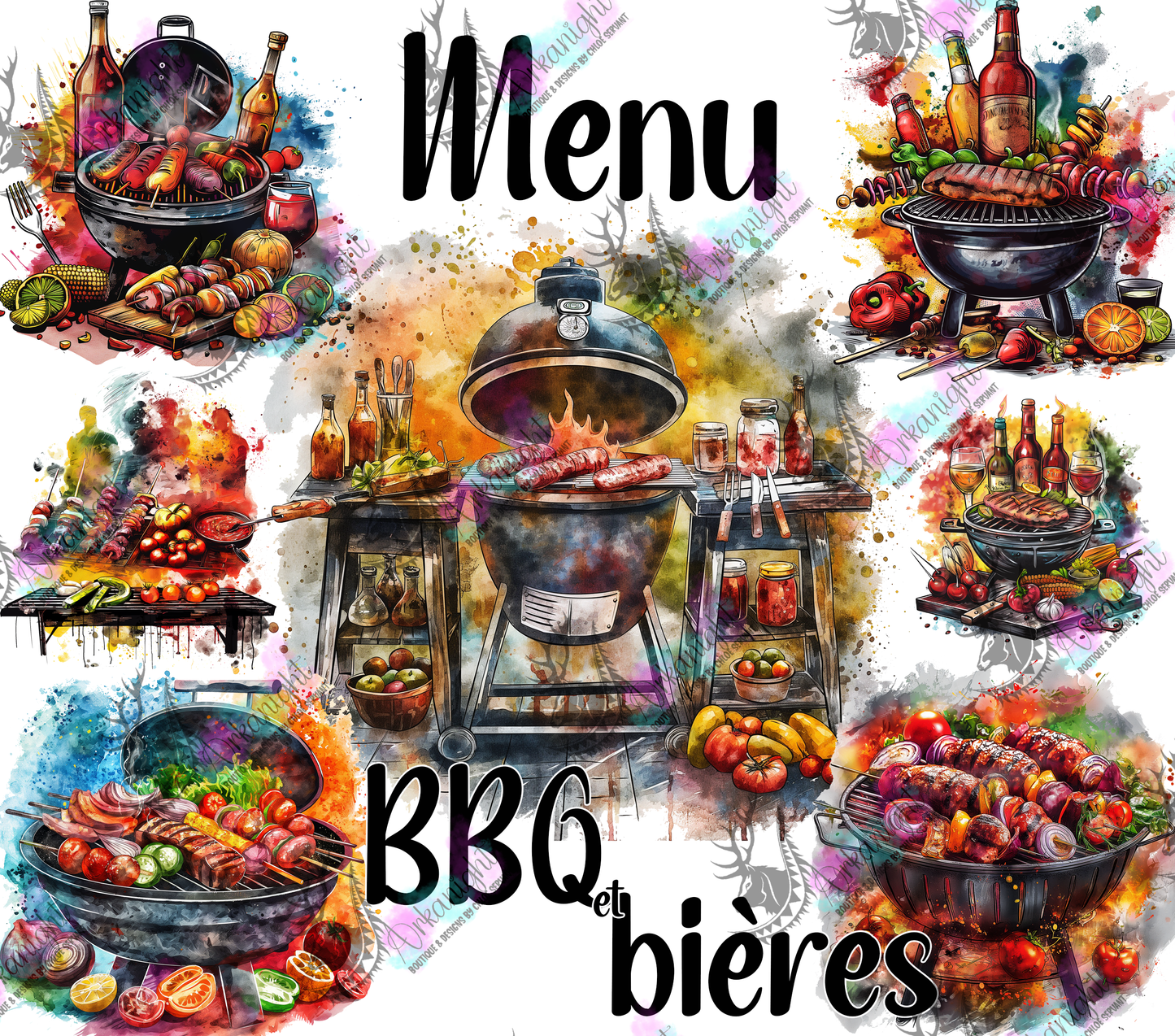 Numérique - Menu : BBQ et bières