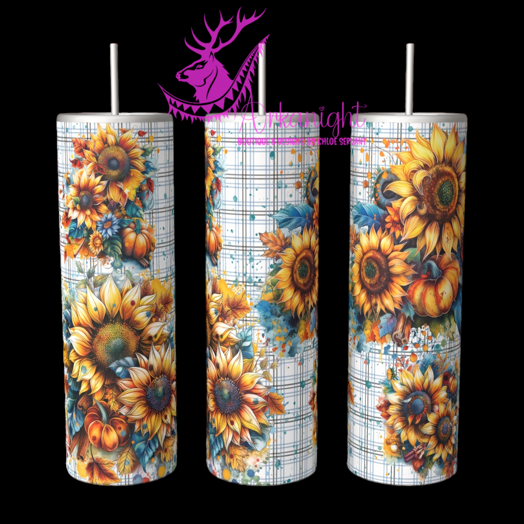 Gourde sur commande - Autumn 2024 - Blue Sunflower