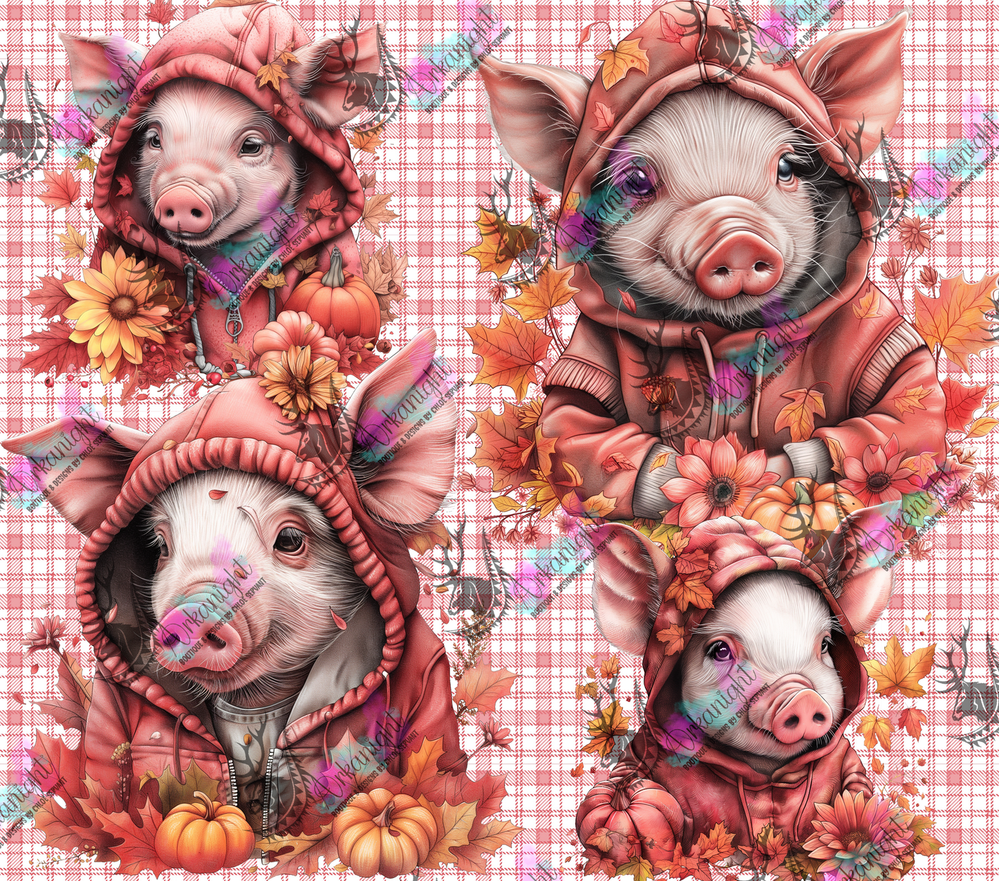 Impression - Autumn 2024 - Juste une fille qui aime l'automne et les cochons - Sans Texte