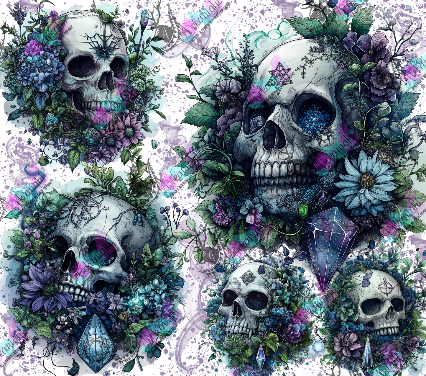 Impression - Autumn 2024 - Purple and Blue Skull