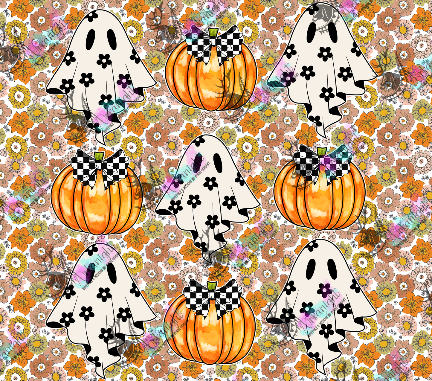 Impression - Autumn 2024 - Groovy Ghost and Pumpkin