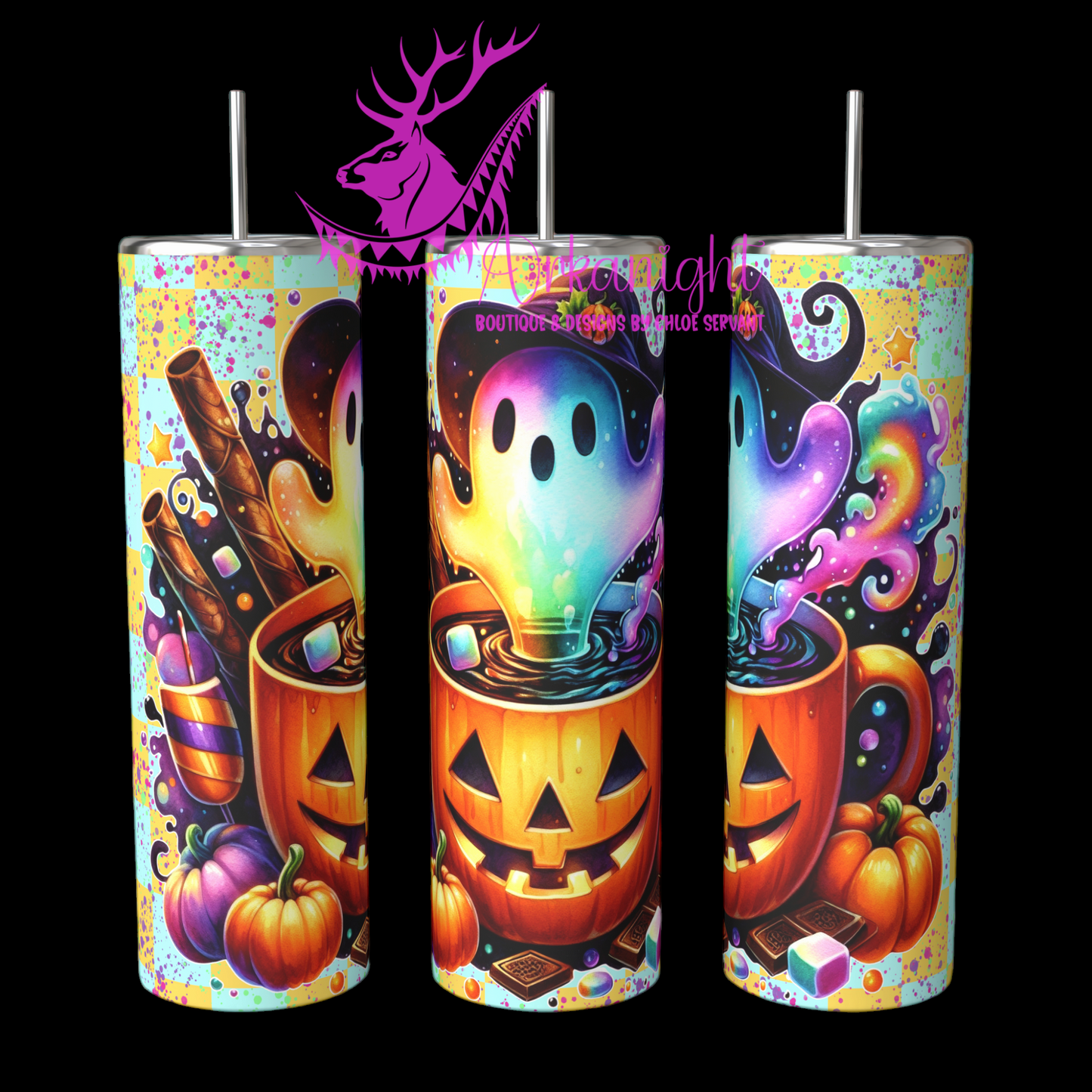 Gourde sur commande - Autumn 2024  - Multicolor Ghost