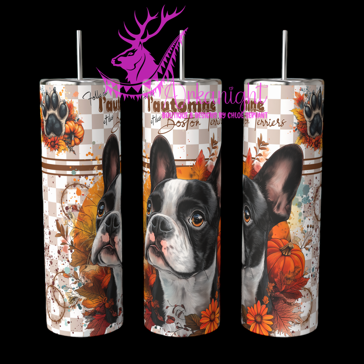 Gourde sur commande - Autumn 2024 - Boston Terrier