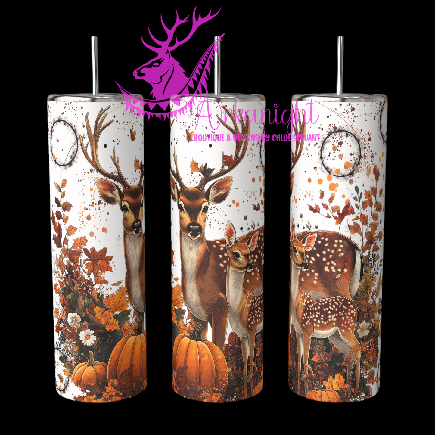 Gourde sur commande - Autumn 2024 - Family Deer