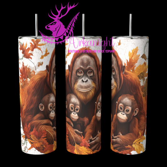 Gourde sur commande - Autumn 2024 - Collection Autumn at the Zoo - Orangutans