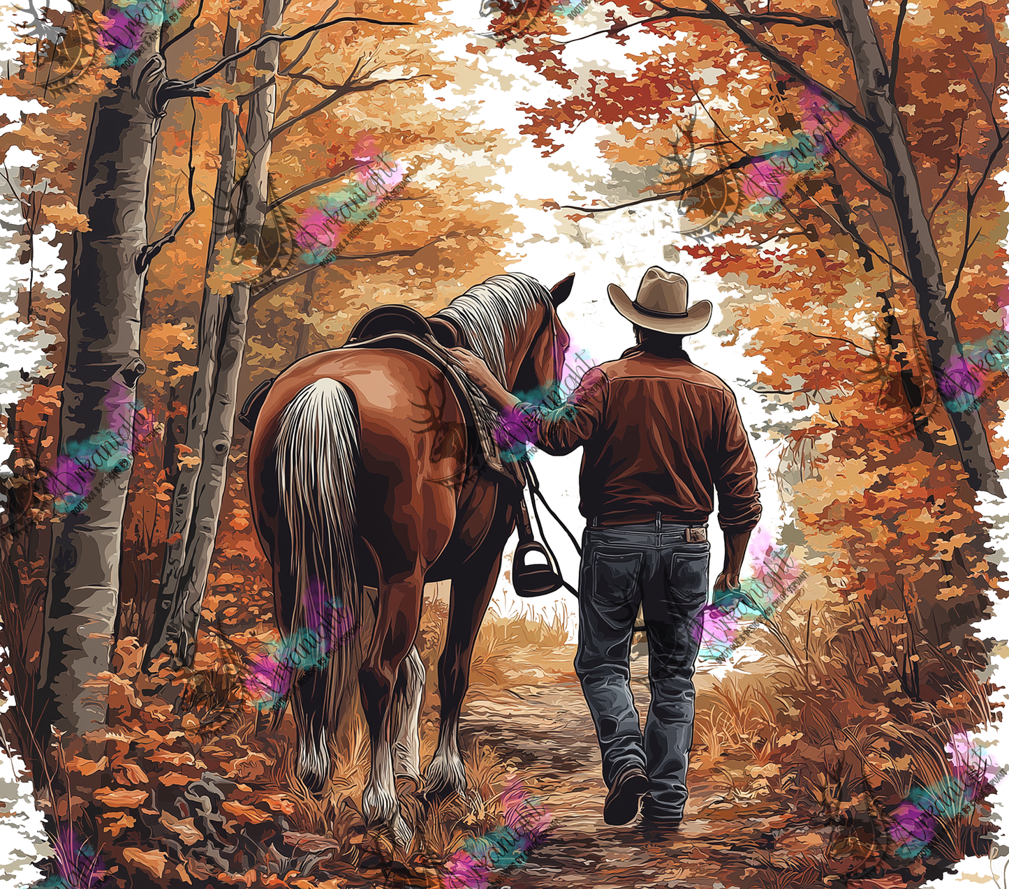 Numérique - Autumn 2024 - Collection Autumn at the Ranch - Cowboy & Palomino Gold