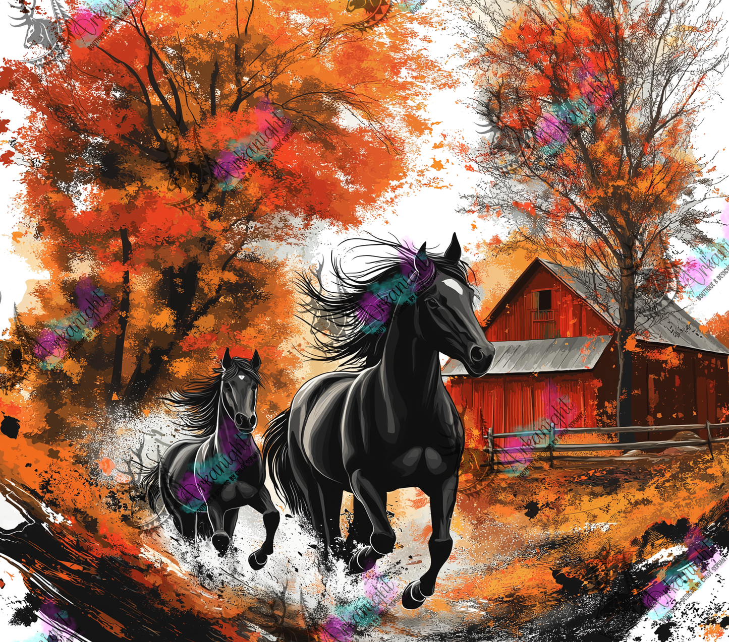 Numérique - Autumn 2024 - Collection Autumn at the Ranch - Black Horse Family