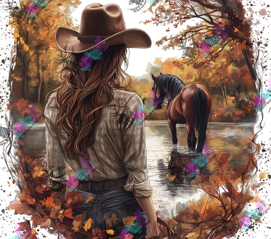 Impression - Autumn 2024 - Collection Autumn at the Ranch - Cowgirl at the lake - 02