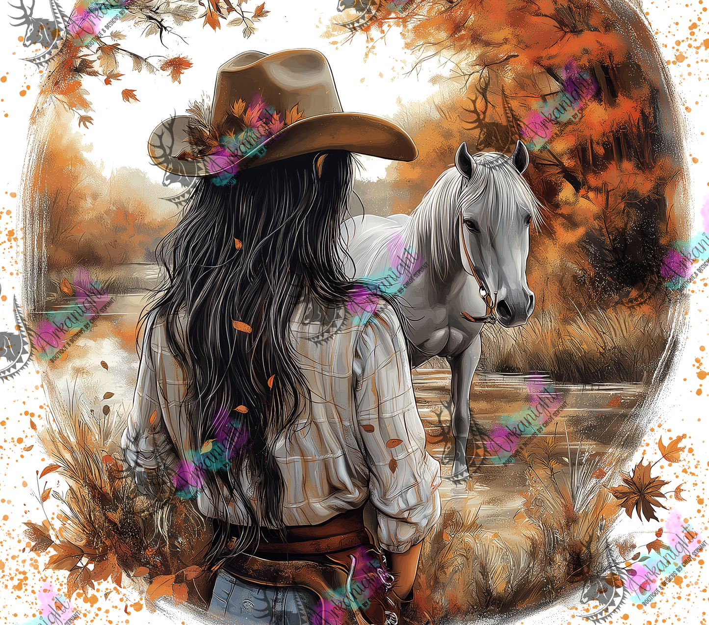 Impression - Autumn 2024 - Collection Autumn at the Ranch - Cowgirl at the lake - 04