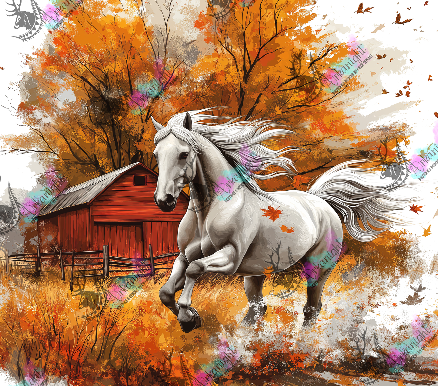 Numérique - Autumn 2024 - Collection Autumn at the Ranch - White Horse