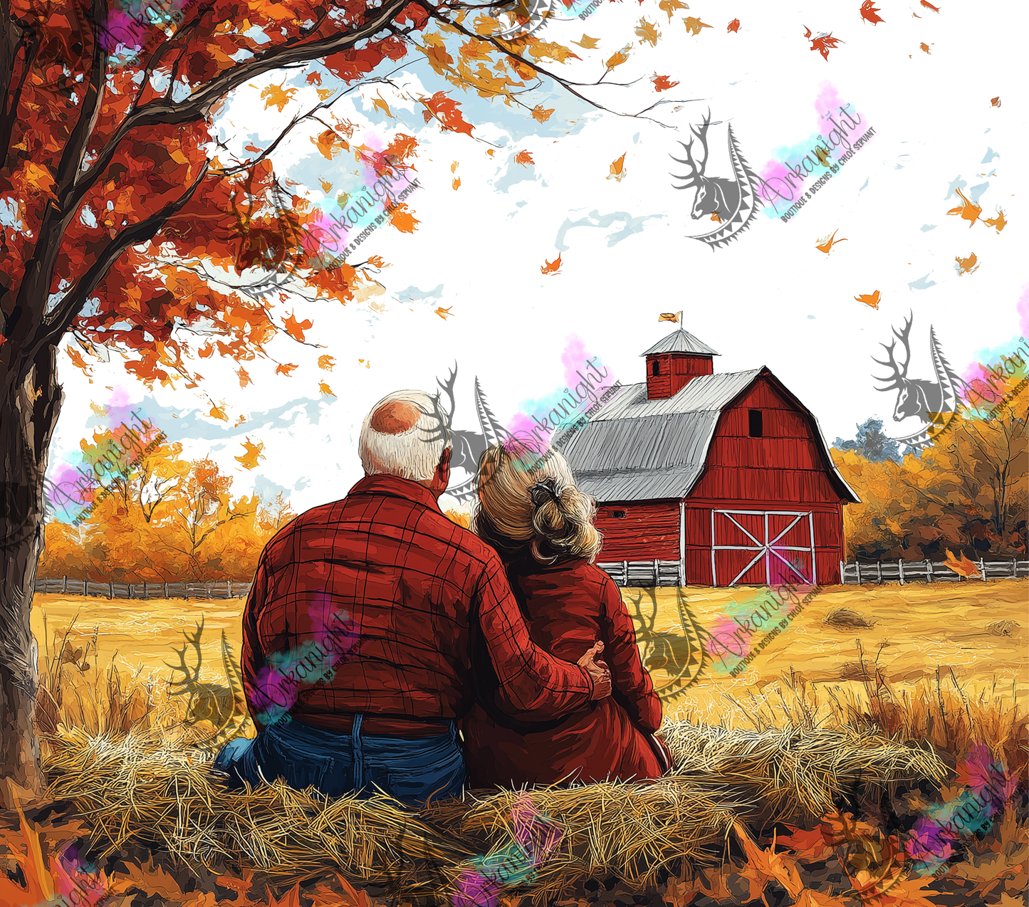 Numérique - Autumn 2024 - Collection Autumn at the Ranch - Grandma & Grandpa - 02