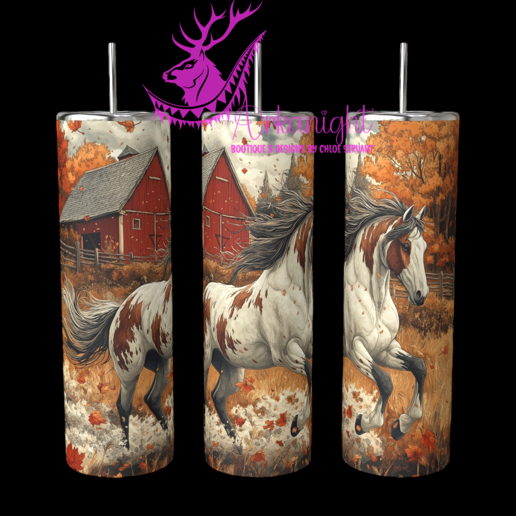 Numérique - Autumn 2024 - Collection Autumn at the Ranch - Stormy Autumn Paint Horse