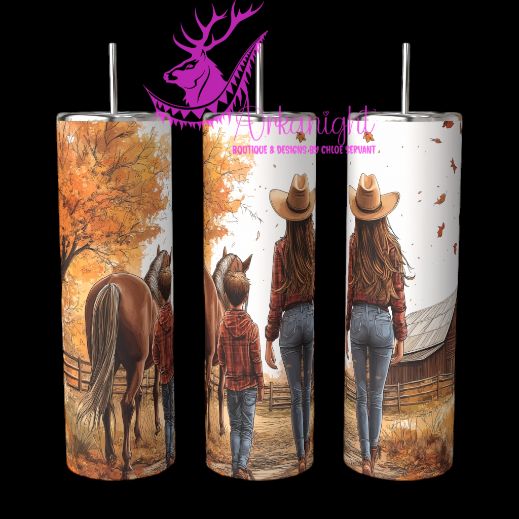 Numérique - Autumn 2024 - Collection Autumn at the Ranch - Cowgirl Mom & Son