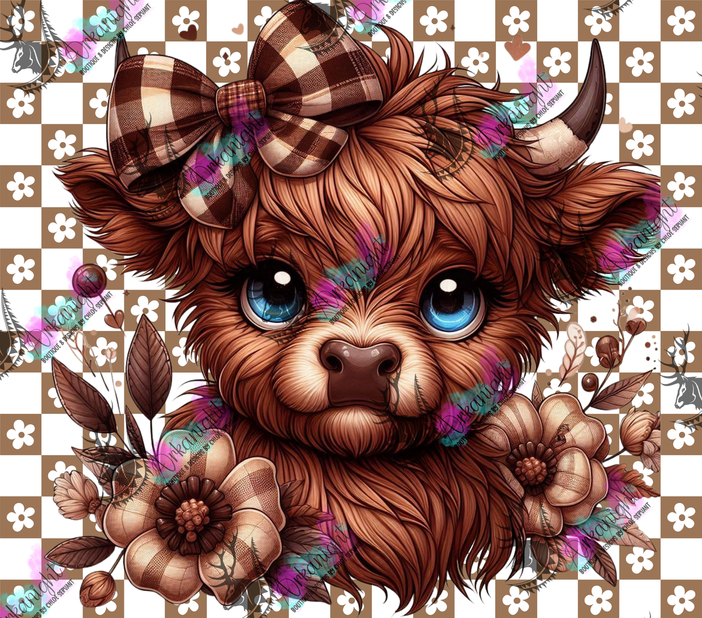 Impression - Autumn 2024 - Cute Brown Highland cow