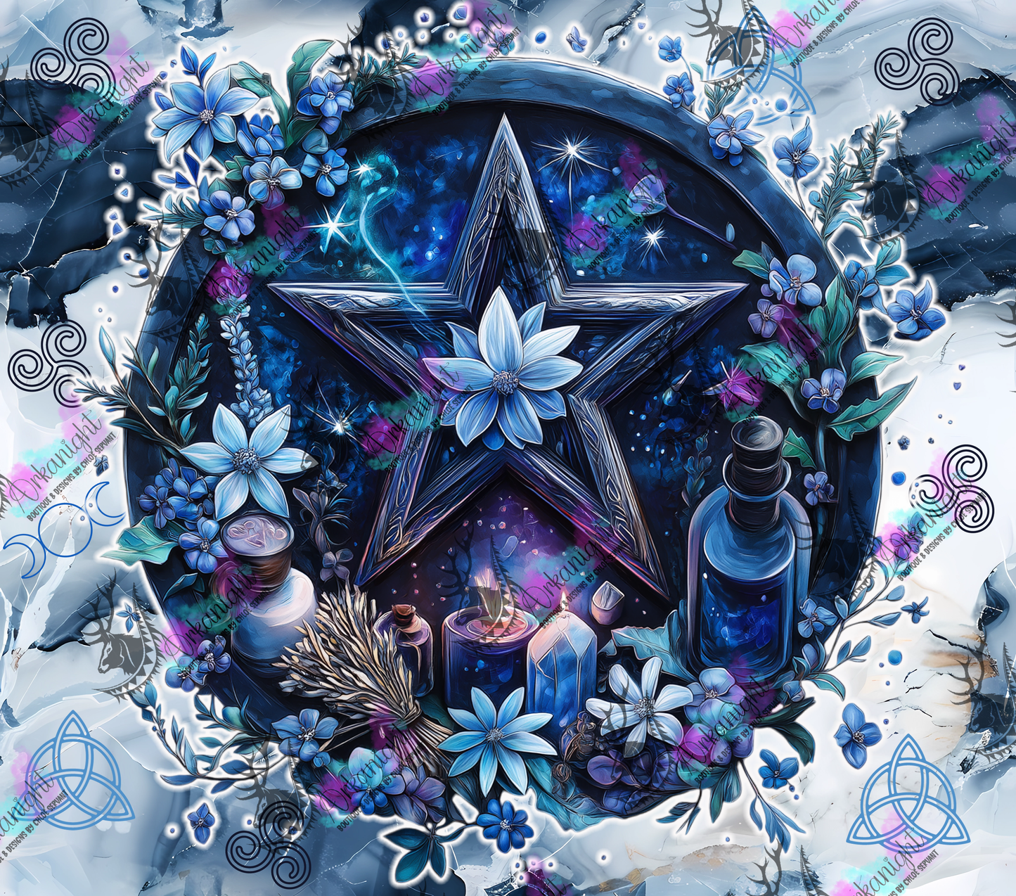 Impression - Autumn 2024 - Dark Blue  Witchy Pentagram