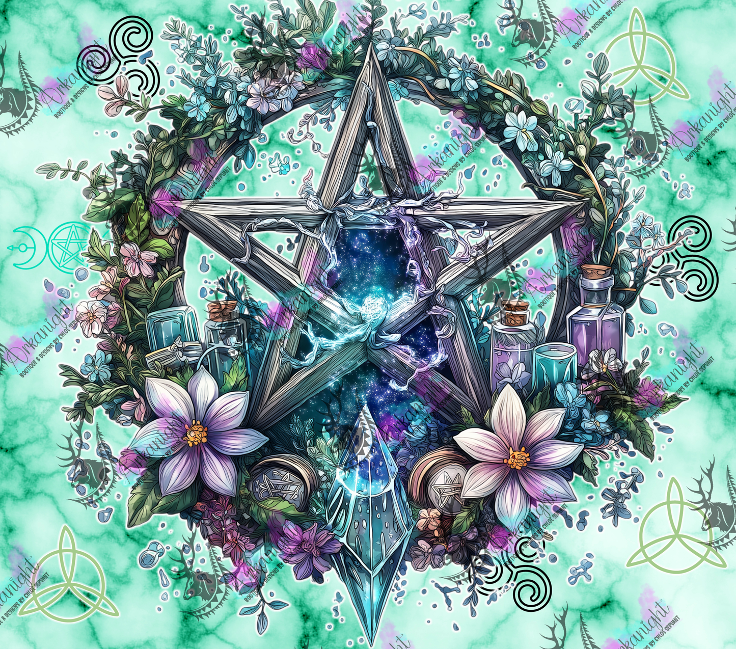 Numérique - Autumn 2024 - Seamoss Witchy Pentagram