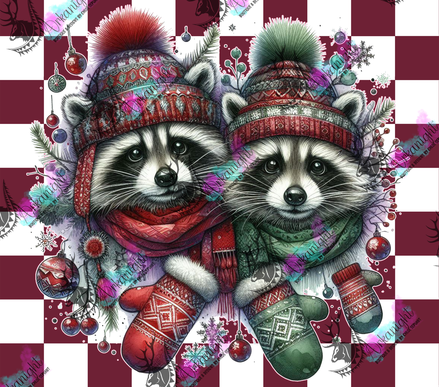 Numérique - Collection Hiver 2024 - Winter Racoon