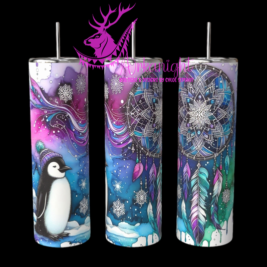 Gourde sur commande - Collection Hiver 2024 - Winter Pinguin - 02