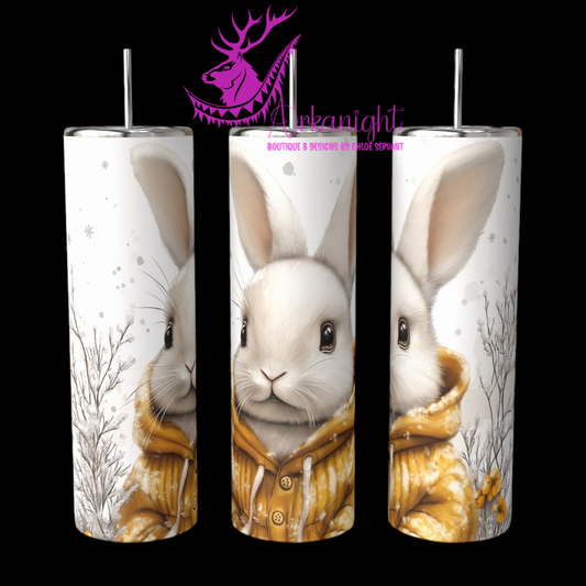 Gourde sur commande - Collection Hiver 2024 - Winter Rabbit