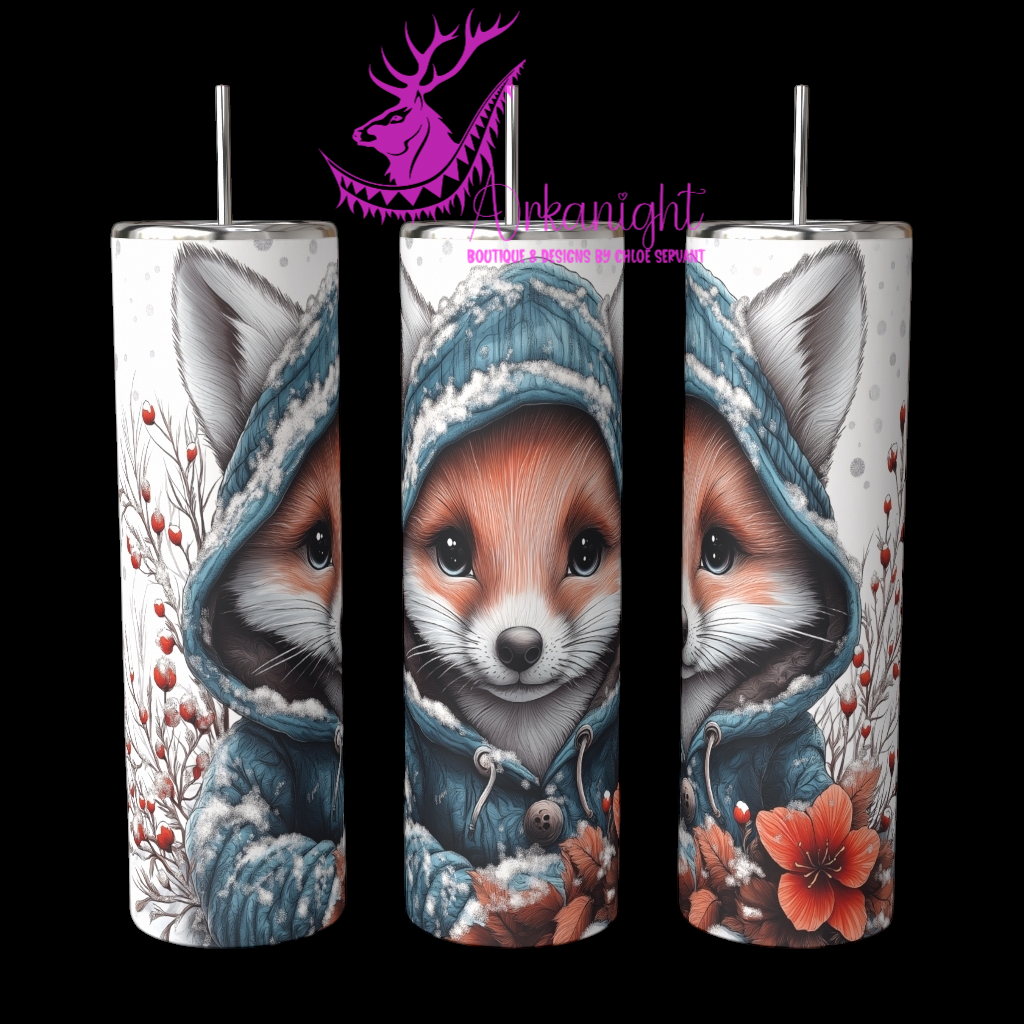 Gourde sur commande - Collection Hiver 2024 - Winter Fox