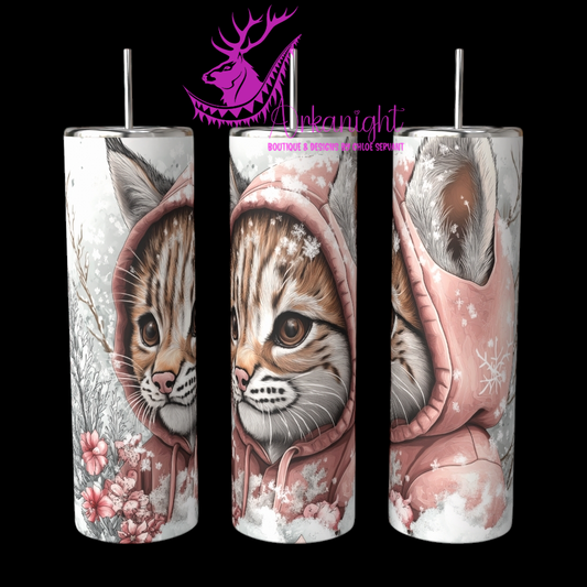 Gourde sur commande - Collection Hiver 2024 - Winter Lynx