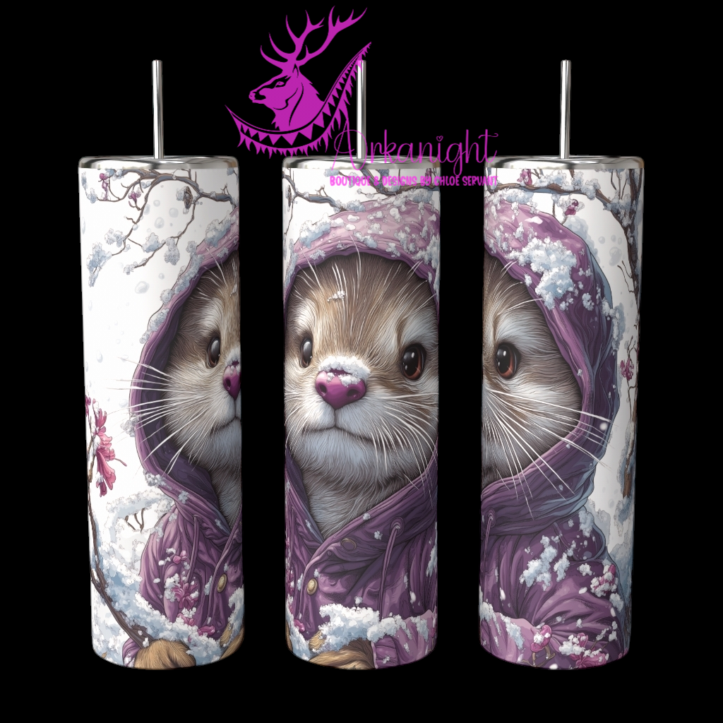 Gourde sur commande - Collection Hiver 2024 - Winter Otter