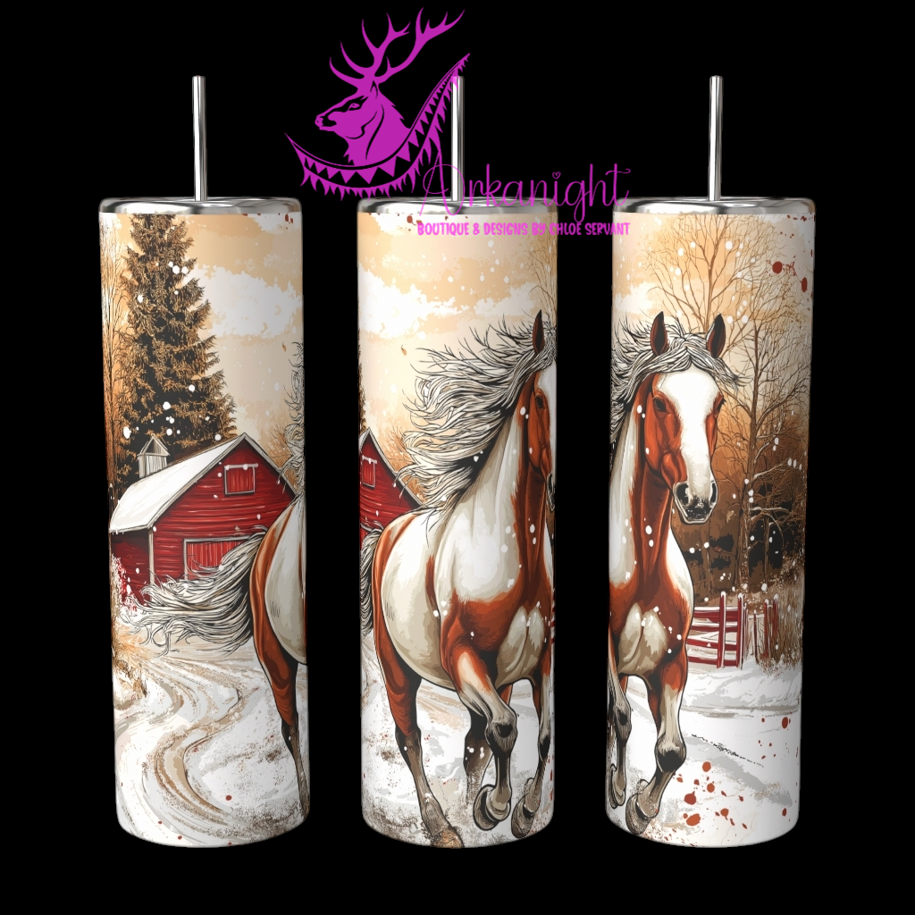 Numérique - Collection Hiver 2024 - Winter Paint Horse