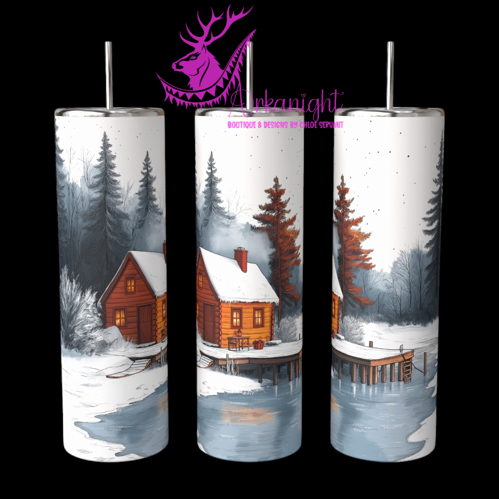 Gourde sur commande - Collection Hiver 2024 - Chalet By the Lake - 03