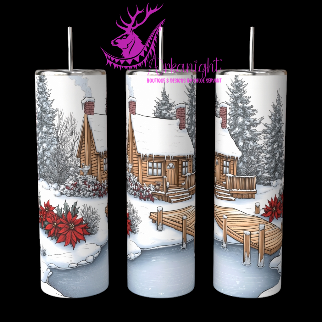 Gourde sur commande - Collection Hiver 2024 - Chalet By the Lake - 02