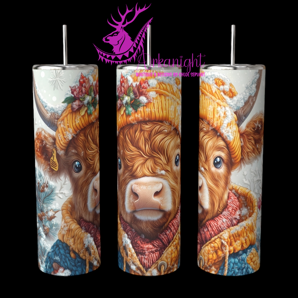 Numérique - Collection Hiver 2024 - Winter Highland Cow - 01