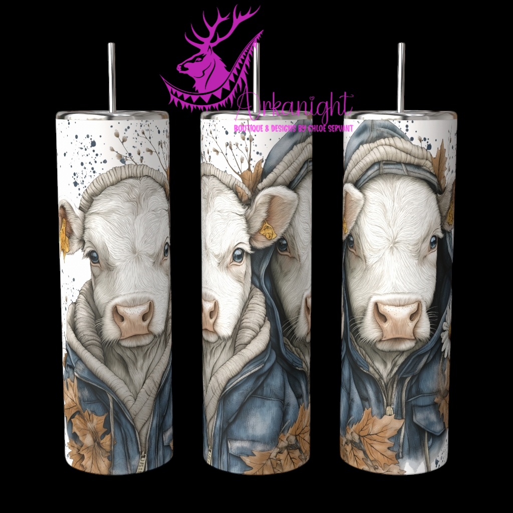 Gourde sur commande - Collection Hiver 2024 - Winter Cow - 02