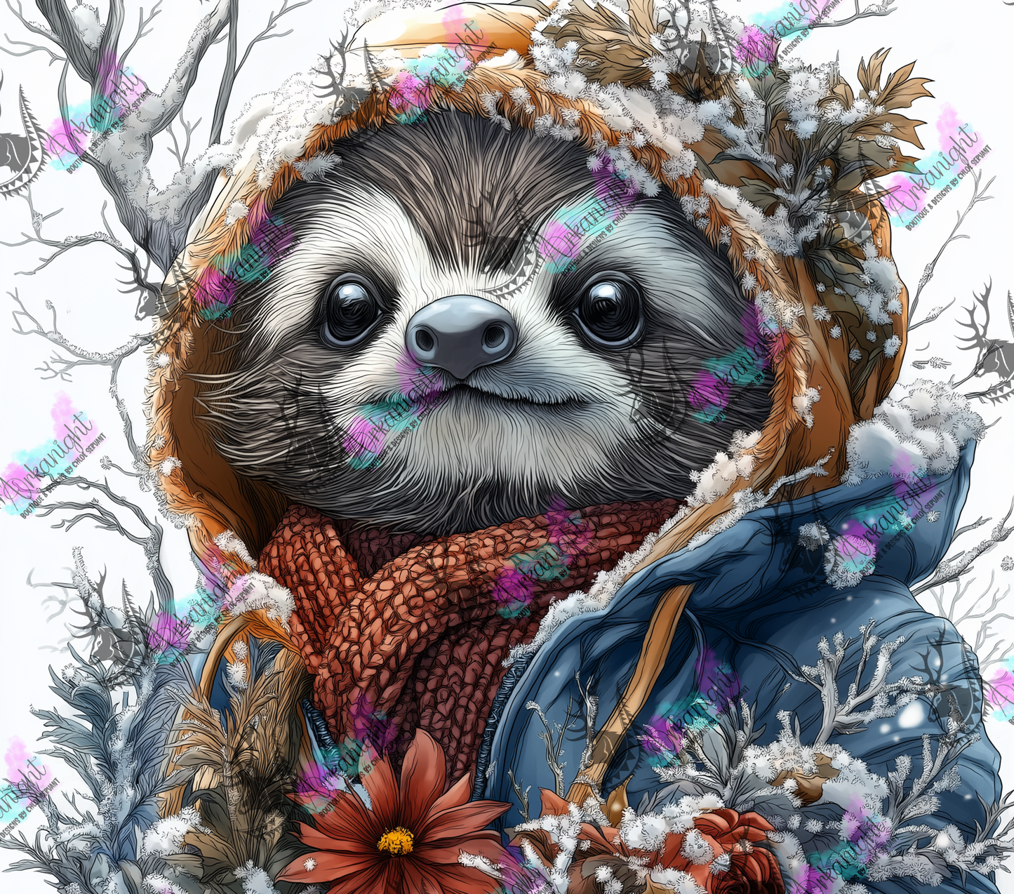 Numérique - Collection Hiver 2024 - Winter Sloth