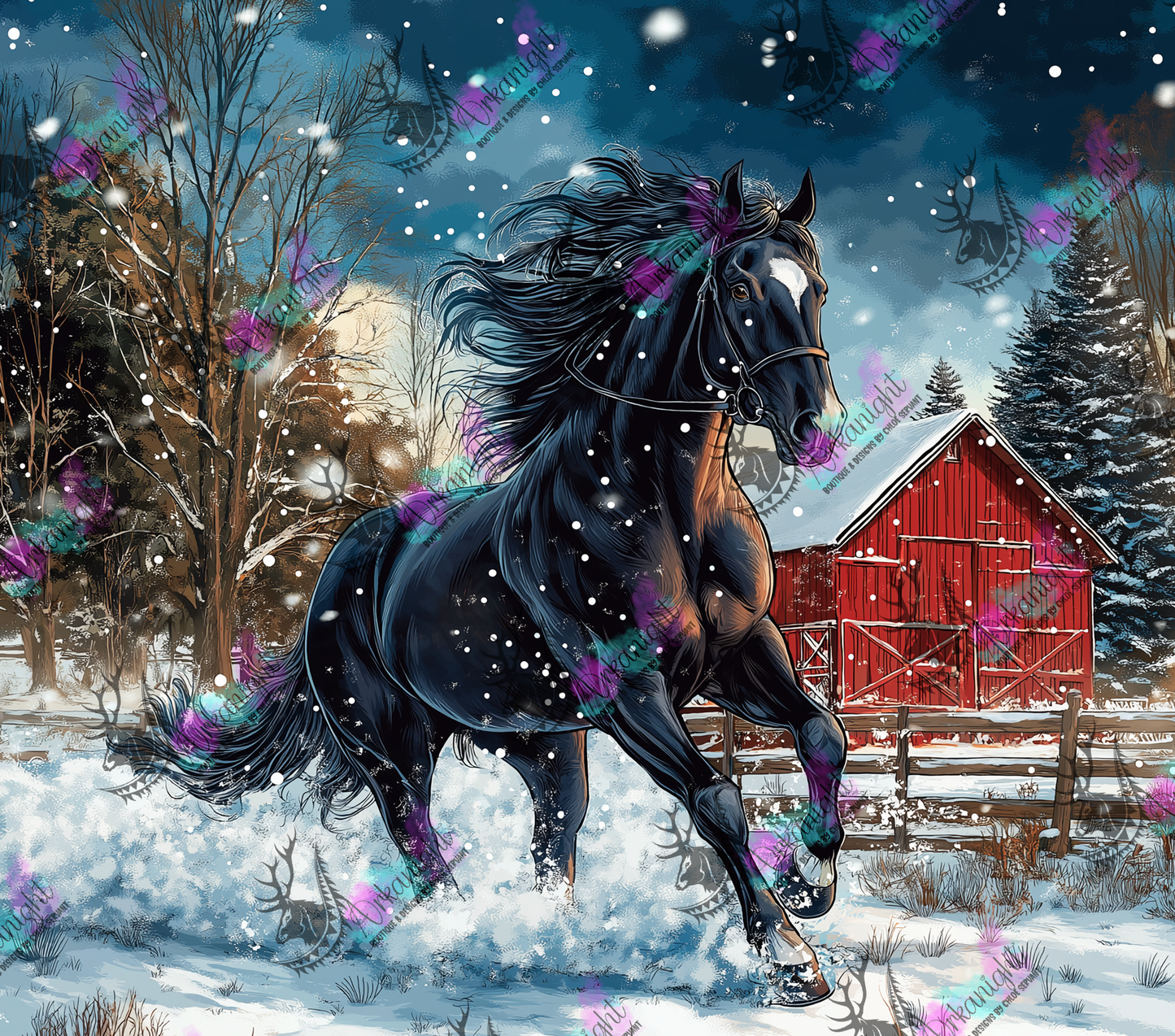 Impression - Collection Hiver 2024 - Winter Black Horse - 01