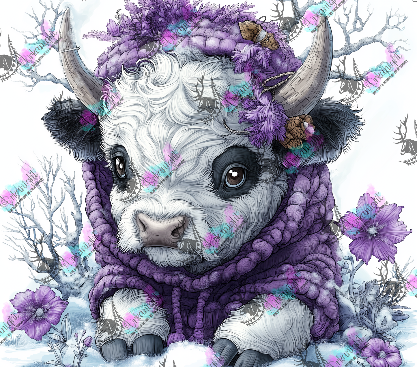 Impression - Collection Hiver 2024 - Winter Highland Cow- 08