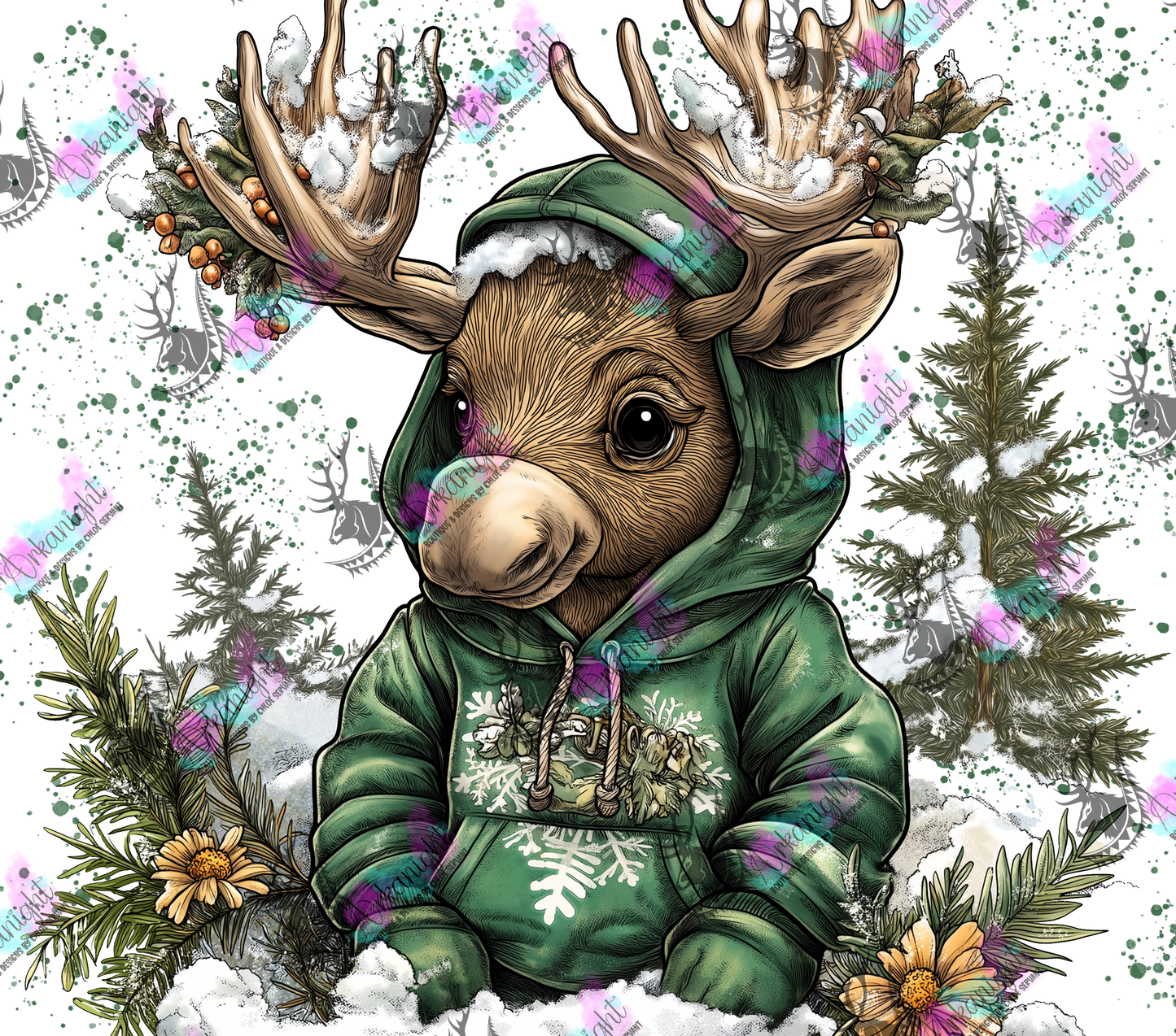 Numérique - Collection Hiver 2024 - Winter Moose