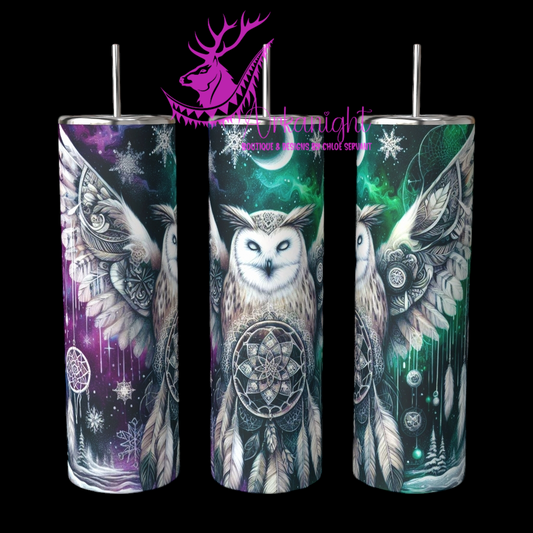 Gourde sur commande - Collection Hiver 2024 - Artic Owl - 01