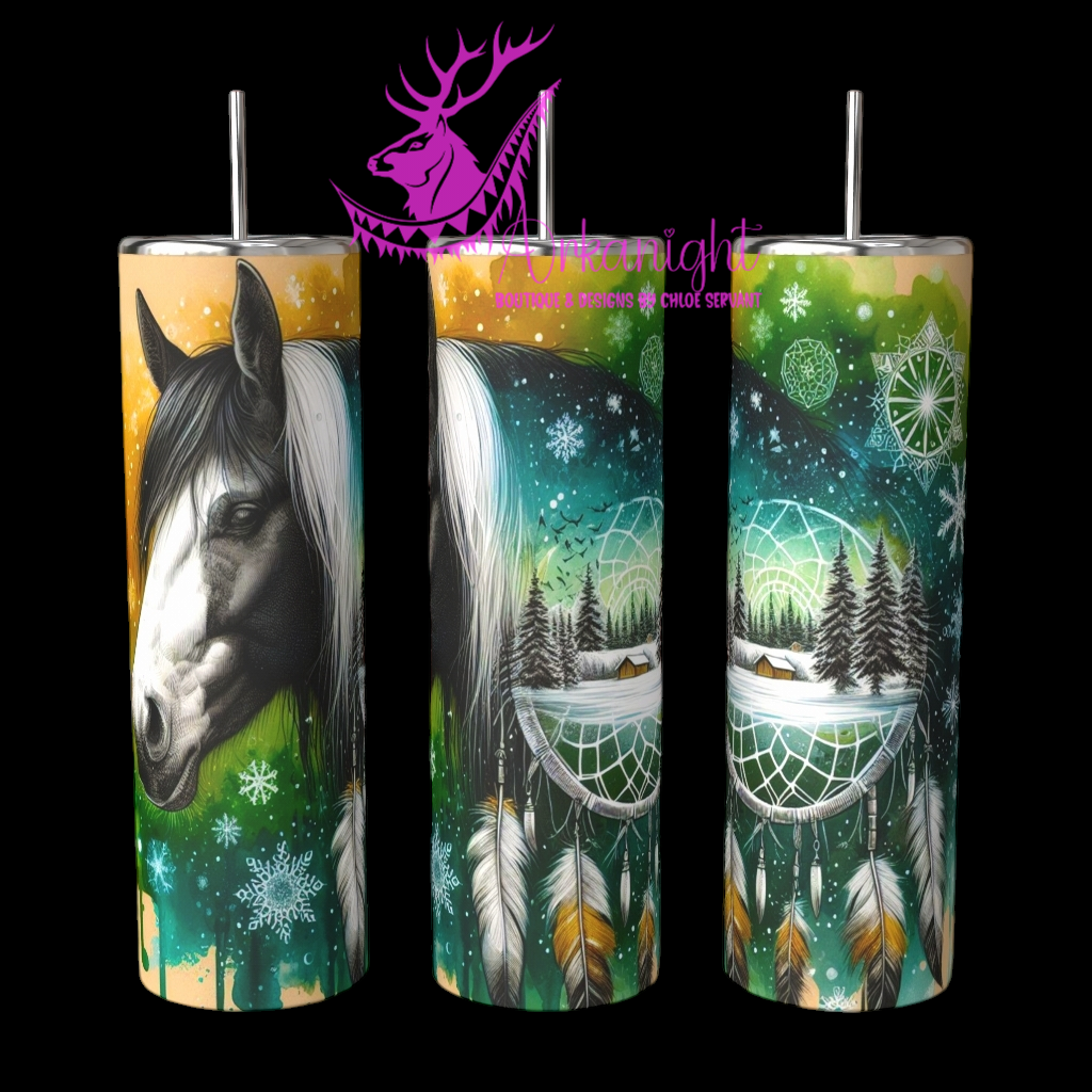 Gourde sur commande - Collection Hiver 2024 - Artic Horse - 03